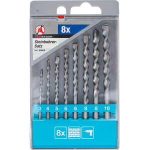 BGS Diy 50806 Steinbohrer-Satz | 3 - 10 mm | 8-tlg.