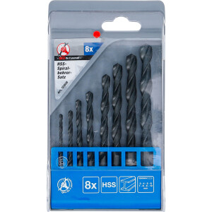 BGS Diy 50808 HSS-Spiralbohrer-Satz | 3 - 10 mm | 8-tlg.