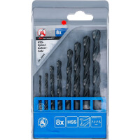 BGS Diy 50808 HSS-Spiralbohrer-Satz | 3 - 10 mm | 8-tlg.