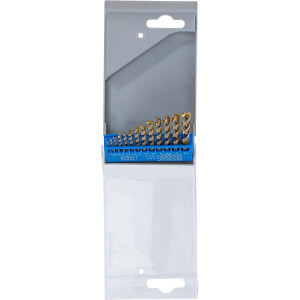 BGS Diy 50813 HSS-Spiralbohrer-Satz | titan-nitriert | 1,5 - 6,5 mm | 13-tlg.