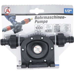 BGS Diy 50830 Bohrmaschinen-Pumpe | 1/2" | 1000 l/h
