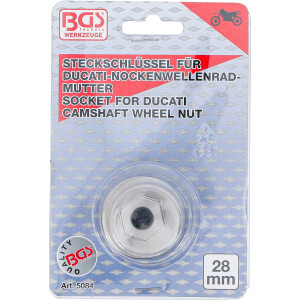 BGS 5084 Spezial-Einsatz | für Ducati Nockenwellenradmuttern | 28 mm