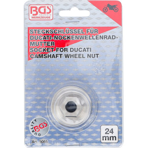 BGS 5085 Spezial-Einsatz | für Ducati Nockenwellenradmuttern | 24 mm
