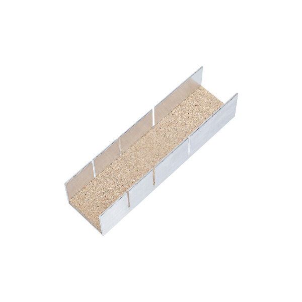 BGS 50860 Aluminium-Gehrungslade | 245 x 65 x 55 mm