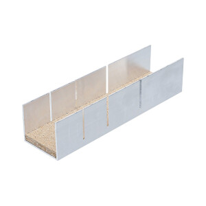 BGS 50860 Aluminium-Gehrungslade | 245 x 65 x 55 mm