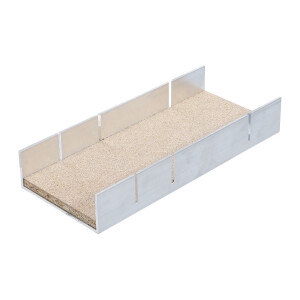BGS 50865 Aluminium-Gehrungslade | 245 x 105 x 40 mm
