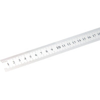 BGS Diy 50889 Stahl-Maßstab | biegsam | Edelstahl | rostfrei | 0,5 m