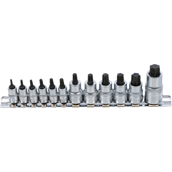 BGS 5098 Bit-Einsatz-Satz | extra kurz | T-Profil (für Torx) T8 - T60 | 12-tlg.