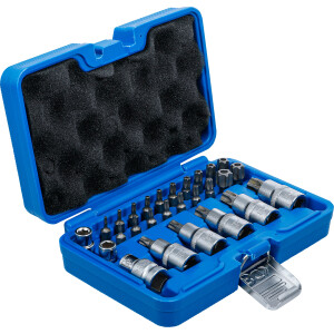 BGS 5101 Bit- und Bit-Einsatz-Satz | 12,5 mm (1/2") | T-Profil (für Torx) | 27-tlg.