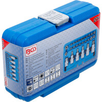 BGS 5101 Bit- und Bit-Einsatz-Satz | 12,5 mm (1/2") | T-Profil (für Torx) | 27-tlg.