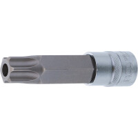 BGS 5103-TB100 Bit-Einsatz | Länge 110 mm | Antrieb Innenvierkant 12,5 mm (1/2") | T-Profil (für Torx) mit Bohrung T100