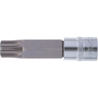 BGS 5103-TB100 Bit-Einsatz | Länge 110 mm | Antrieb Innenvierkant 12,5 mm (1/2") | T-Profil (für Torx) mit Bohrung T100