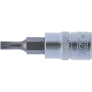 BGS 5105-M4 Bit-Einsatz | Antrieb Innenvierkant 6,3 mm (1/4") | Innenvielzahn (für XZN) M4