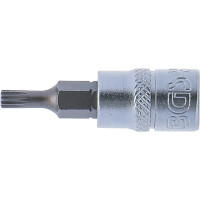BGS 5105-M4 Bit-Einsatz | Antrieb Innenvierkant 6,3 mm (1/4") | Innenvielzahn (für XZN) M4