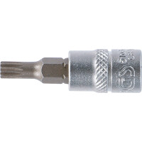 BGS 5105-M5 Bit-Einsatz | Antrieb Innenvierkant 6,3 mm (1/4") | Innenvielzahn (für XZN) M5