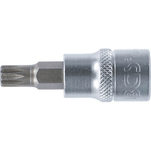BGS 5105-M8 Bit-Einsatz | Antrieb Innenvierkant 10 mm (3/8") | Innenvielzahn (für XZN) M8