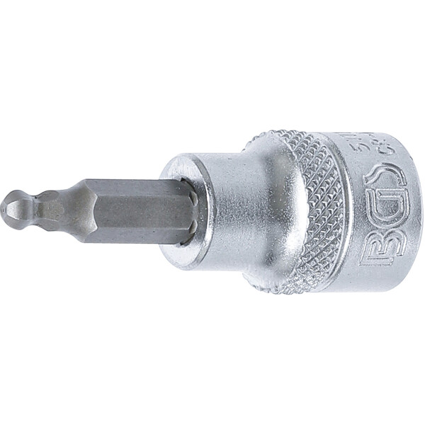 BGS 5111 Bit-Einsatz | Antrieb Innenvierkant 10 mm (3/8") | Innensechskant mit Kugelkopf 4 mm