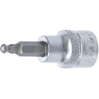 BGS 5111 Bit-Einsatz | Antrieb Innenvierkant 10 mm (3/8") | Innensechskant mit Kugelkopf 4 mm