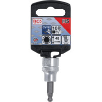 BGS 5112 Bit-Einsatz | Antrieb Innenvierkant 10 mm (3/8") | Innensechskant mit Kugelkopf 5 mm