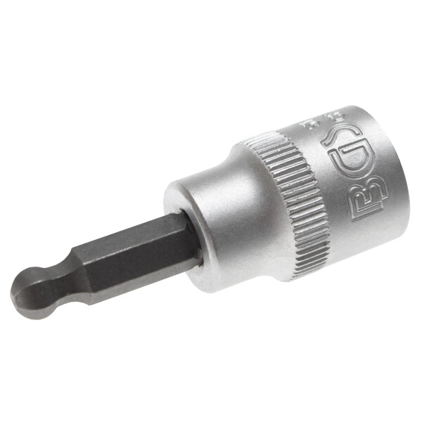 BGS 5113 Bit-Einsatz | Antrieb Innenvierkant 10 mm (3/8") | Innensechskant mit Kugelkopf 5,5 mm