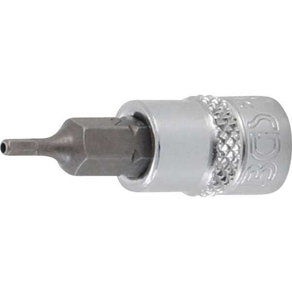 BGS 5156-2 Bit-Einsatz | Antrieb Innenvierkant 6,3 mm (1/4") | Innensechskant mit Bohrung 2 mm