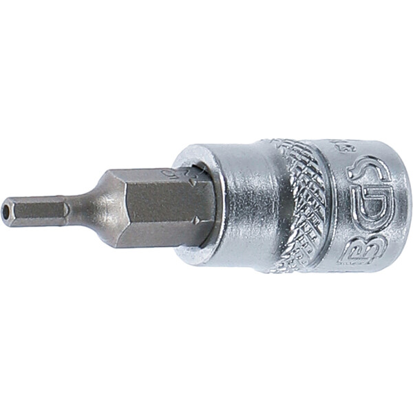 BGS 5156-2-5 Bit-Einsatz | Antrieb Innenvierkant 6,3 mm (1/4") | Innensechskant mit Bohrung 2,5 mm