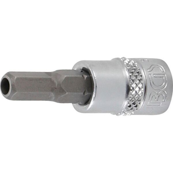 BGS 5156-5-5 Bit-Einsatz | Antrieb Innenvierkant 6,3 mm (1/4") | Innensechskant mit Bohrung 5,5 mm