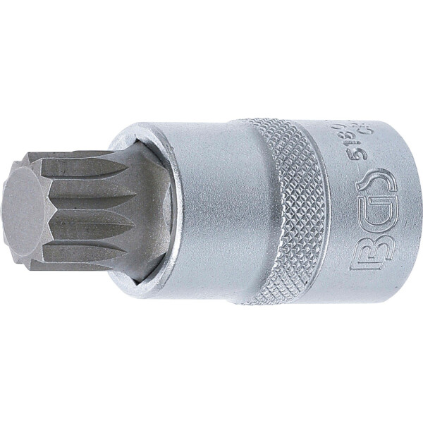 BGS 5180-M17 Bit-Einsatz | Antrieb Innenvierkant 12,5 mm (1/2") | Innenvielzahn (für XZN) M17