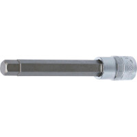 BGS 5184-H13 Bit-Einsatz | Länge 140 mm | Antrieb Innenvierkant 12,5 mm (1/2") | Innensechskant 13 mm
