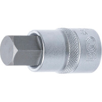 BGS 5184-H17 Bit-Einsatz | Antrieb Innenvierkant 12,5 mm (1/2") | Innensechskant 17 mm