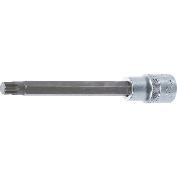 BGS 5184-M10 Bit-Einsatz | Länge 140 mm | Antrieb Innenvierkant 12,5 mm (1/2") | Innenvielzahn (für XZN) M10