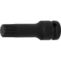 BGS 5184-M18 Kraft-Bit-Einsatz | Länge 78 mm | Antrieb Innenvierkant 12,5 mm (1/2") | Innenvielzahn (für XZN) M18