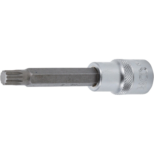 BGS 5184-M9 Bit-Einsatz | Länge 100 mm | Antrieb Innenvierkant 12,5 mm (1/2") | Innenvielzahn (für XZN) M9