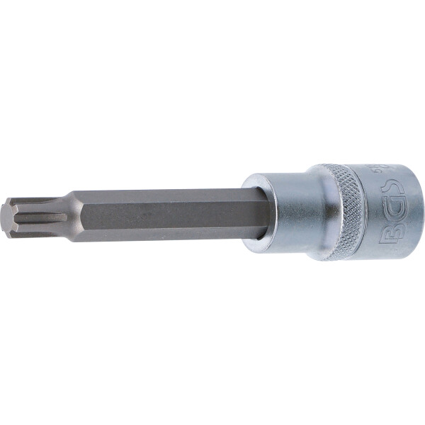 BGS 5184-R9 Bit-Einsatz | Länge 100 mm | Antrieb Innenvierkant 12,5 mm (1/2") | Keil-Profil (für RIBE) M9