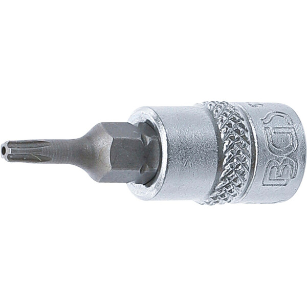 BGS 5184-TS10 Bit-Einsatz | Antrieb Innenvierkant 6,3 mm (1/4") | TS-Profil (für Torx Plus) mit Bohrung TS10