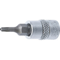 BGS 5184-TS10 Bit-Einsatz | Antrieb Innenvierkant 6,3 mm (1/4") | TS-Profil (für Torx Plus) mit Bohrung TS10