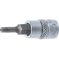 BGS 5184-TS15 Bit-Einsatz | Antrieb Innenvierkant 6,3 mm (1/4") | TS-Profil (für Torx Plus) mit Bohrung TS15