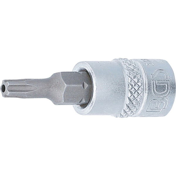 BGS 5184-TS20 Bit-Einsatz | Antrieb Innenvierkant 6,3 mm (1/4") | TS-Profil (für Torx Plus) mit Bohrung TS20