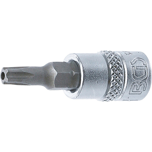BGS 5184-TS25 Bit-Einsatz | Antrieb Innenvierkant 6,3 mm (1/4") | TS-Profil (für Torx Plus) mit Bohrung TS25