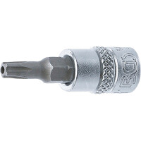 BGS 5184-TS25 Bit-Einsatz | Antrieb Innenvierkant 6,3 mm (1/4") | TS-Profil (für Torx Plus) mit Bohrung TS25