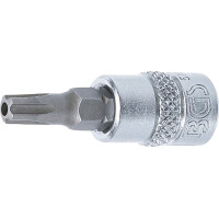 BGS 5184-TS27 Bit-Einsatz | Antrieb Innenvierkant 6,3 mm (1/4") | TS-Profil (für Torx Plus) mit Bohrung TS27