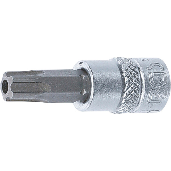 BGS 5184-TS40 Bit-Einsatz | Antrieb Innenvierkant 6,3 mm (1/4") | TS-Profil (für Torx Plus) mit Bohrung TS40