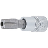 BGS 5184-TS45 Bit-Einsatz | Antrieb Innenvierkant 6,3 mm (1/4") | TS-Profil (für Torx Plus) mit Bohrung TS45