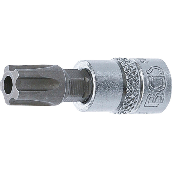 BGS 5184-TS50 Bit-Einsatz | Antrieb Innenvierkant 6,3 mm (1/4") | TS-Profil (für Torx Plus) mit Bohrung TS50