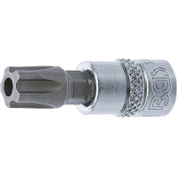 BGS 5184-TS50 Bit-Einsatz | Antrieb Innenvierkant 6,3 mm (1/4") | TS-Profil (für Torx Plus) mit Bohrung TS50