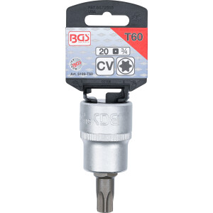 BGS 5189-T60 Bit-Einsatz | Antrieb Innenvierkant 20 mm (3/4") | T-Profil (für Torx) T60
