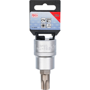BGS 5189-T70 Bit-Einsatz | Antrieb Innenvierkant 20 mm (3/4") | T-Profil (für Torx) T70