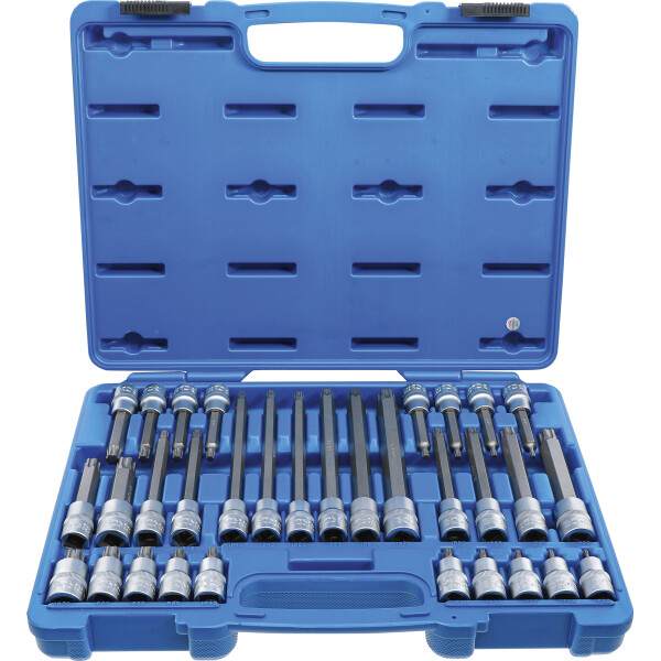 BGS 5190 Bit-Einsatz-Satz | Antrieb Innenvierkant 12,5 mm (1/2") | TP-Profil (für Torx Plus) TP20 - TP70 | 32-tlg.