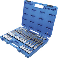 BGS 5190 Bit-Einsatz-Satz | Antrieb Innenvierkant 12,5 mm (1/2") | TP-Profil (für Torx Plus) TP20 - TP70 | 32-tlg.