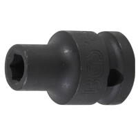 BGS 5205-8 Kraft-Steckschlüssel-Einsatz Sechskant | Antrieb Innenvierkant 12,5 mm (1/2") | SW 8 mm